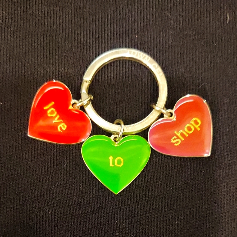 Heart Keychain LOVE TO SHOP
